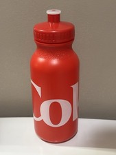 Vintage 90s Coca-Cola Squeeze Water Bottle Red White Logo Made in USA BPA Free picture