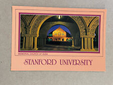 1988 Unposted Postcard CA Stanford University Memorial Church At Dusk picture