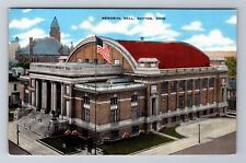 Dayton OH-Ohio, Memorial Hall, Antique Vintage Souvenir Postcard picture