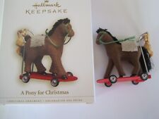 Hallmark Keepsake Ornament A Pony For Christmas 2006 GUC picture