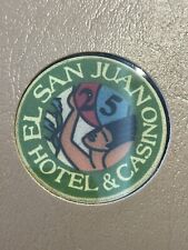 $25 El San Juan Puerto Rico Casino Chip ESJ-25 CC **Rare Full Chip** picture