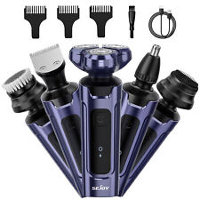 5 in 1 Electric Rotary Shaver Beard Nose Hair Trimmer Wet and Dry Razor for Men picture