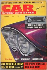 Car Speed and Style December 1957 V1, N1 Premier Issue Darryl Starbird Trad Rod  picture