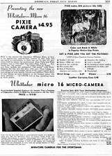 1951 Print Ad of Whittaker Micro 16 Pixie Camera picture