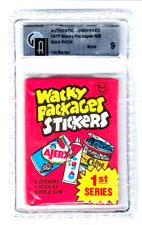 1979 Topps Wacky Packages 1st  Series Wax Pack GA GRADED 9 MINT picture