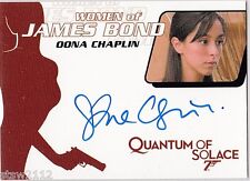 JAMES BOND 2014 ARCHIVES WA55 OONA CHAPLIN RECEPTIONIST AUTOGRAPH VERY LIMITED picture