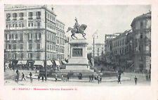 Victor Emanuel II Monument, Naples, Italy, Very Early Postcard, Unused picture