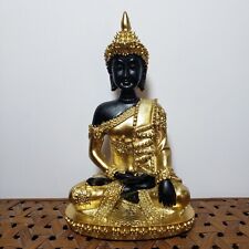 Thai Buddha Meditation Zen Sitting Lotus Peace Statue Hindu Yoga Figurine picture