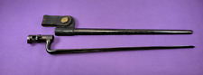 U.S. Military Model 1873 Socket Bayonet & Scabbard W/ Frog New Jersey Marked picture