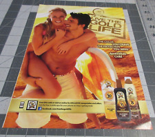 2011 Live the Gold Life, Australian Gold Suntan Lotion, Print Ad picture
