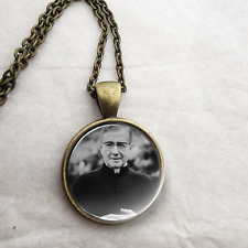 Saint Jose Maria Escriva Medal Picture Pendant Charm Handmade Necklace (Diabetes picture