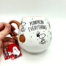 Snoopy 2022 Pumpkin Everything Mug by Peanuts * NEW w/ tag, heavyweight, Cute picture