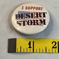Vintage Operation Desert Storm Button Pin Gulf War Patina Original picture