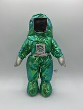 Vintage Intel Inside Space Man Bunny People Plush Standing Green Metallic 13” picture