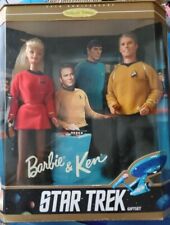Rare 30th Anniversary Collectible Edition Star Trek Barbie and Ken Barbie Doll  picture