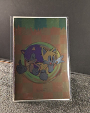 2024 C2E2 Sonic the Hedgehog #1 Signed by ESKIVO Virgin Foil (Limited 500) picture