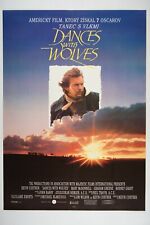 DANCES WITH WOLVES 23x33 Original RARE Czech movie poster 1990 KEVIN COSTNER picture