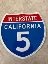 California interstate route 5 highway marker road sign  Los Angeles picture