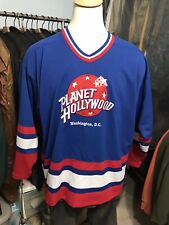 Vintage 1990s Planet Hollywood Washington D.C. Hockey Jersey Sz XL J2 picture