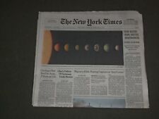 2017 FEBRUARY 23 NEW YORK TIMES - NEWLY DISCOVERED EARTH SIZED PLANETS picture