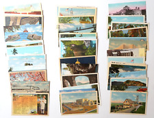Vintage Postcard LOT 50 USA Mixed Views Old Cards Blank Back Unposted picture