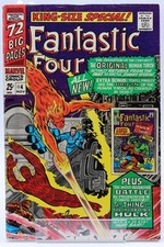 Fantastic Four Annual #4 • [5.0] • 1966 • Jack Kirby • MARVEL SILVER • 1st Print picture