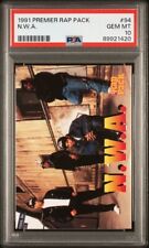 1991 Premier Rap Pack N.W.A.  #94 (Eazy E and Dr. Dre) Gem Mint PSA 10 picture