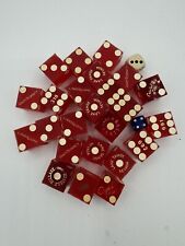 Vintage Red Dice Lot Casino Lake Tahoe Nevada Numbered picture