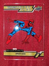 Spider-Man 2022 Upper Deck Beginnings Transparent Past #TP-6 picture