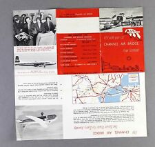 CHANNEL AIR BRIDGE SUMMER 1959 AIRLINE TIMETABLE picture