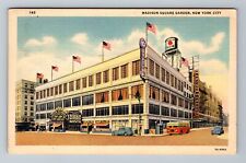 New York City NY, Madison Sq Gardens, c1941 Vintage Postcard picture