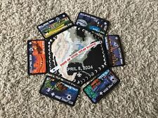 2024 BSA Boy Scouts Solar Eclipse Patches Set Glow-in-the-Dark picture