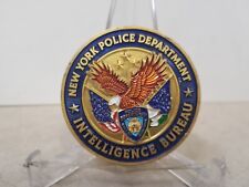 NYPD NYC POLICE INTELLIGENCE BUREAU CIS IOAS MSS PSS THICK HEAVY CHALLENGE COIN  picture