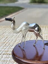 🐪 VTG Bimini German RARE Blown Glass Camel 3 1/2” Standing Figure Ornament picture