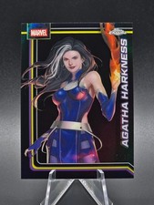 2026 Topps Chrome Marvel AGATHA HARKNESS True Black Refractor 10/10 (Omega) #3 picture