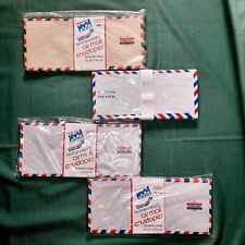 100 Vintage Air Mail Envelopes 2 Sizes 3 Styles Sealed Packages New Old Stock picture