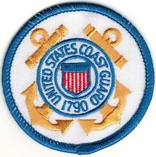 USCG United States US Coast Guard Embroidered Iron On Patch picture