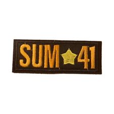 Sum 41 Rock Embroidered Patch Iron On Sew On TransferBand picture
