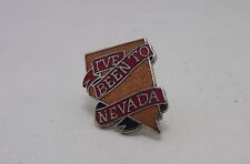 Vintage Ive Been To Nevada Enameled Lapel Pin Hat Pin NV picture
