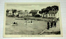 Original 1930's Kamouraska  Quebec View from The Pier  Postcard picture