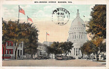 Monona Avenue, Madison, Wisconsin, Early Postcard, Used in 1925. picture
