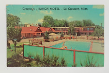 Greetings Ranch Motel On the Great River Road La Crescent Minnesota Postcard picture