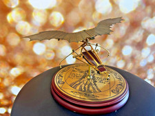 The Noble Collection Da Vinci Flying Machine Ornithopter Desktop Sculpture Repl. picture
