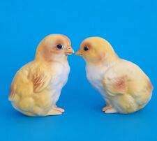 Lefton Pair of Chicken Yellow Japanese Porcelain Figurines Vintage Cute  Sticker picture