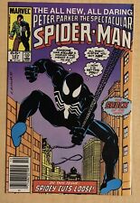 Spectacular Spider-Man #107 VF 8.0 1st App Sin-Eater NEWSSTAND EDITION picture