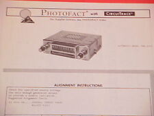 1969 AUTOMATIC AM RADIO SERVICE MANUAL TMA-1550 CHEVROLET FORD CHRYSLER DODGE picture