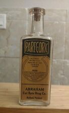 Vintage Medicine Hand Crafted Bottle, Paregoric w/Opium, Abraham (EMPTY, COPY) picture