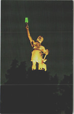 Postcard AL Vulcan God of Metals Vulcan Park Birmingham Traffic Fatalities picture