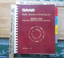 saab model 9000 failure code flat rate manual oct 1 1987 picture