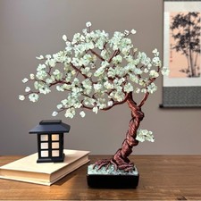 Large Prehnite Crystal Bonsai Tree Gemstone tree of Life picture